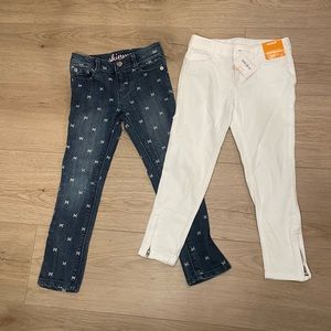 Gymboree girls pants, 2 pairs.